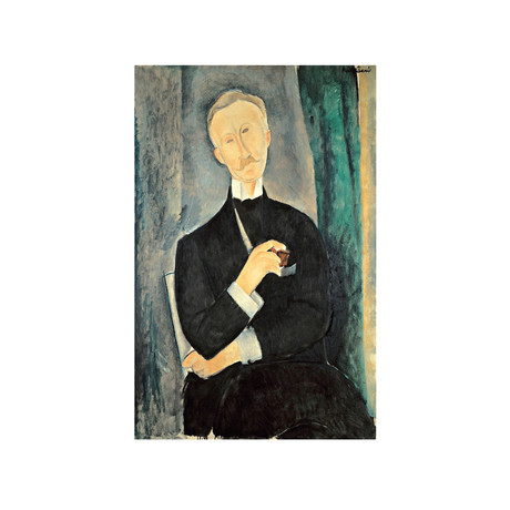 Amedeo Modigliani // Portrait of Roger Dutilleul // Mixed Media