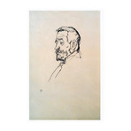 Egon Schiele // Portrait of Heinrich Benesch // 1968 Lithograph