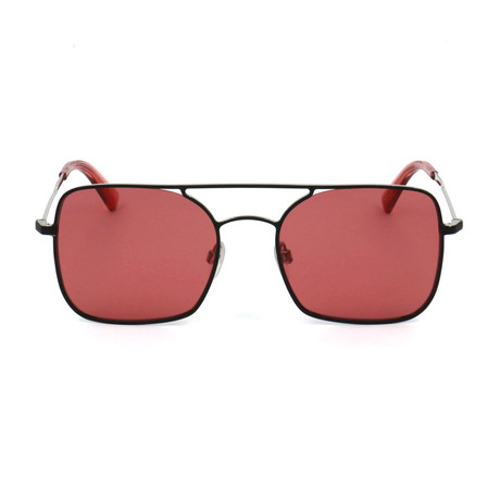 Unisex DL0302 Sunglasses // Black + Pink