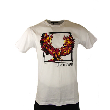 Eagle Graphic T-Shirt // White (S)