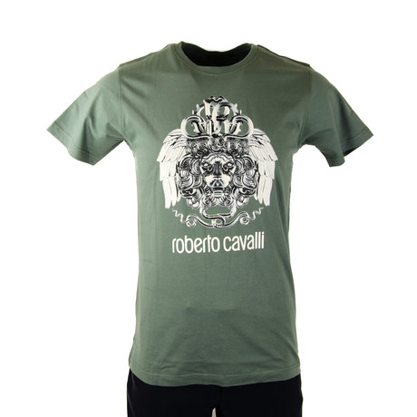 Lion Wing Graphic T-Shirt // Green (S)