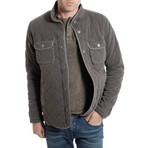 Long Sleeve Quilted Jacket V2 // Brown (M)