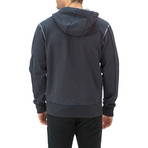 Long Sleeve Hoodie // Navy (M)