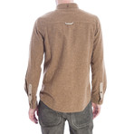Long Sleeve Shirt // Brown (S)