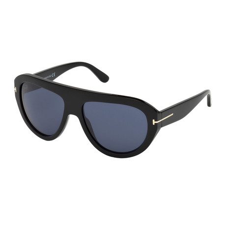 Men's Felix Sunglasses // Black + Blue