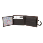 Men's Heritage // Stamp Leather Strap Close Wallet // Brown