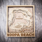 Mario Kart // Koopa Beach (6"W x 7"H x 1.5"D)