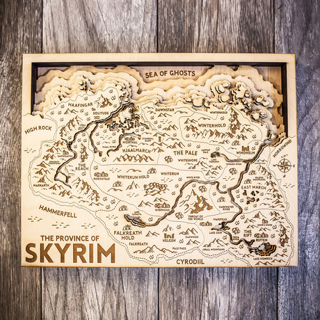 Skyrim (8"W x 10"H x 1.5"D)