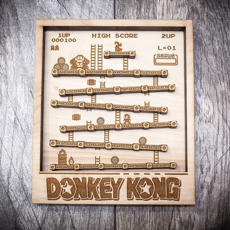 Donkey Kong (8"W x 9"H x 1.5"D)