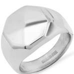 Octagon Cut Ring // Silver (Size 9)