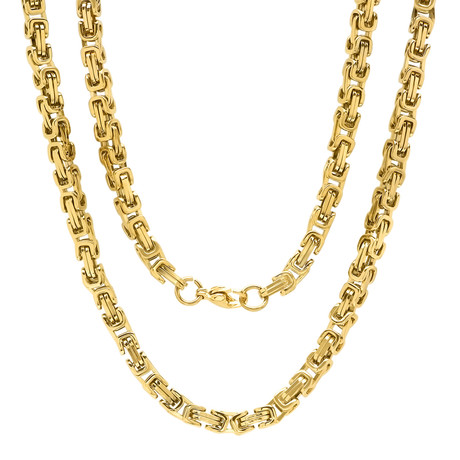 Byzantine Necklace // Gold Plated