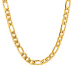 Figaro Chain Link Necklace // Gold Plated