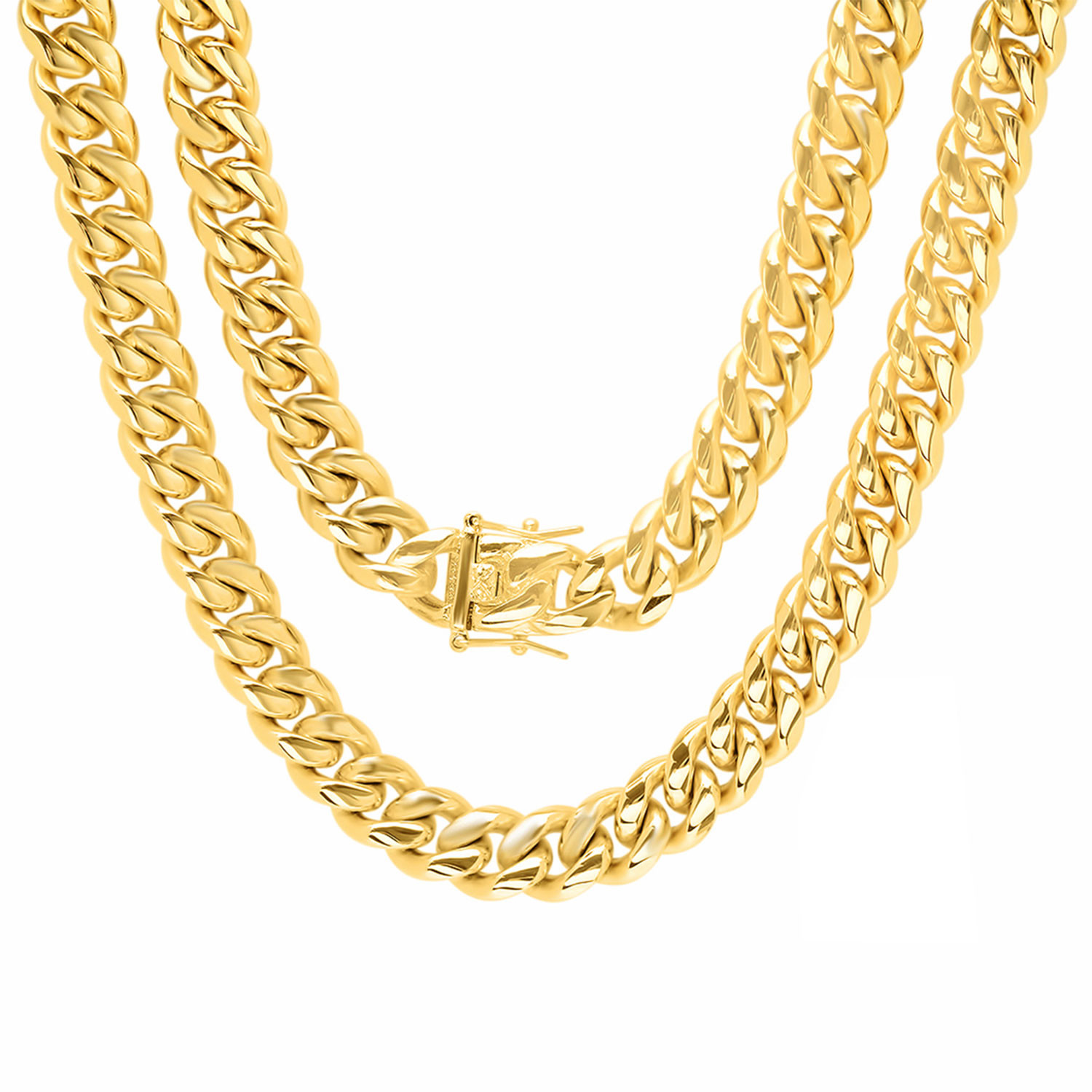Miami Cuban Chain Necklace // Gold Plated (24