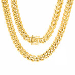 Miami Cuban Chain Necklace // Gold Plated