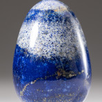 Polished Lapis Lazuli Egg + Acrylic Display Stand V2