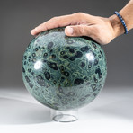 Polished Museum Quality Kambaba Jasper Sphere + Acrylic Display Stand // 23.6 lb Sphere
