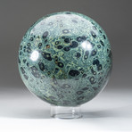 Polished Museum Quality Kambaba Jasper Sphere + Acrylic Display Stand // 23.6 lb Sphere