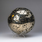 Polished Pyrite Sphere // 33 lb