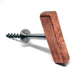 Limited Edition Copper Bullion Handle Corkscrew // 99.9% Pure Copper