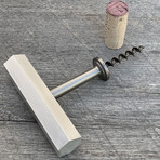 Special Edition Modern HEX Series Corkscrew // Brushed Aluminum