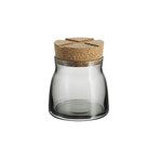 Kosta Boda // Bruk Jar + Cork // Gray (Small)