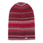 Wool + Acrylic Slouchy Hat // Red