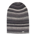 Wool + Acrylic Slouchy Hat // Gray