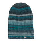 Wool + Acrylic Slouchy Hat // Teal