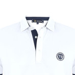 Travis Short Sleeve Polo Shirt // White (S)