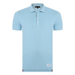 Aaron Short Sleeve Polo Shirt // Blue (M)