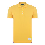 Owen Short Sleeve Polo Shirt // Mustard (XL)