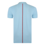 Aaron Short Sleeve Polo Shirt // Blue (M)