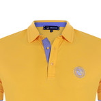 James Short Sleeve Polo Shirt // Mustard (XL)