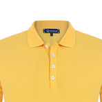 Owen Short Sleeve Polo Shirt // Mustard (M)