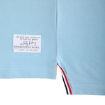 Aaron Short Sleeve Polo Shirt // Blue (XS)