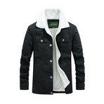 Cozy Sherpa Jacket // Black (L)