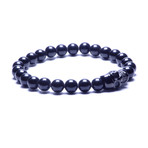 Stone Bracelet Skull // Onyx (L)