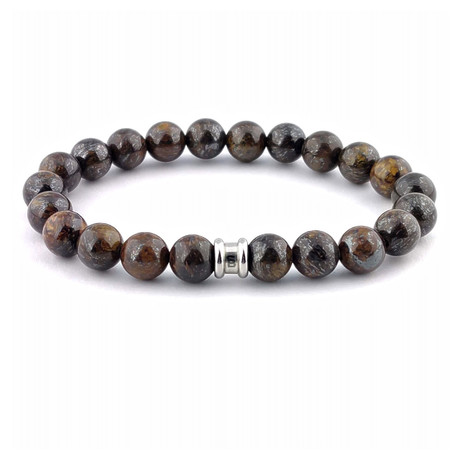 Stone Bracelet // Bronzite (S)