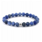 Stone Bracelet // Matte Navy (L)