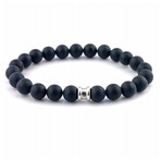 Stone Bracelet // Matte Black (S)