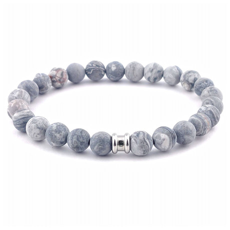 Stone Bracelet // Matte Smoky (S)