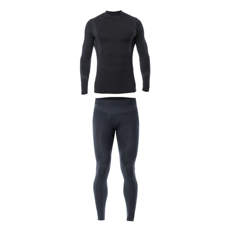 Iron-Ic // Long Sleeve T-Shirt + Pants Set // Black (2XL)
