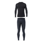 Iron-Ic // Long Sleeve T-Shirt + Pants Set // Black (L-XL)