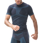 Iron-Ic // Running Short Sleeve Shirt 6.0 // Blue + Bluette (S)