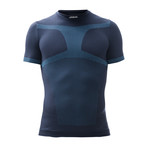 Iron-Ic // Running Short Sleeve Shirt 6.0 // Blue + Bluette (XXL)