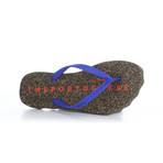 Base Men's Flip Flop // Black + Blue (40)