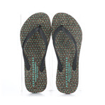 Star Men's Flip Flop // Black + Black (46)