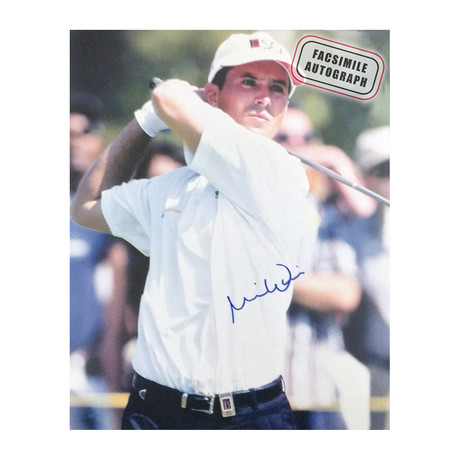 Mike Weir // Swing // Facsimilie Autographed