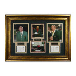 Palmer + Nicklaus + Woods // Masters // Autographed Display
