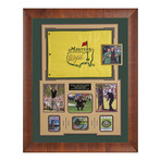 Phil Mickelson // Autographed Masters Flag Display